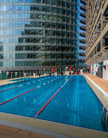 fitness first outdoor swimming pool